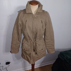 Charlotte Russe- Sandy Brown Winter Coat- W Sz Medium